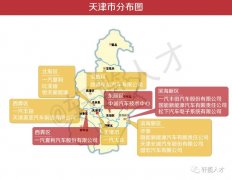 西的从机厂分布也较少